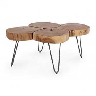 Orbital Log Coffee Table 90x60x40cm