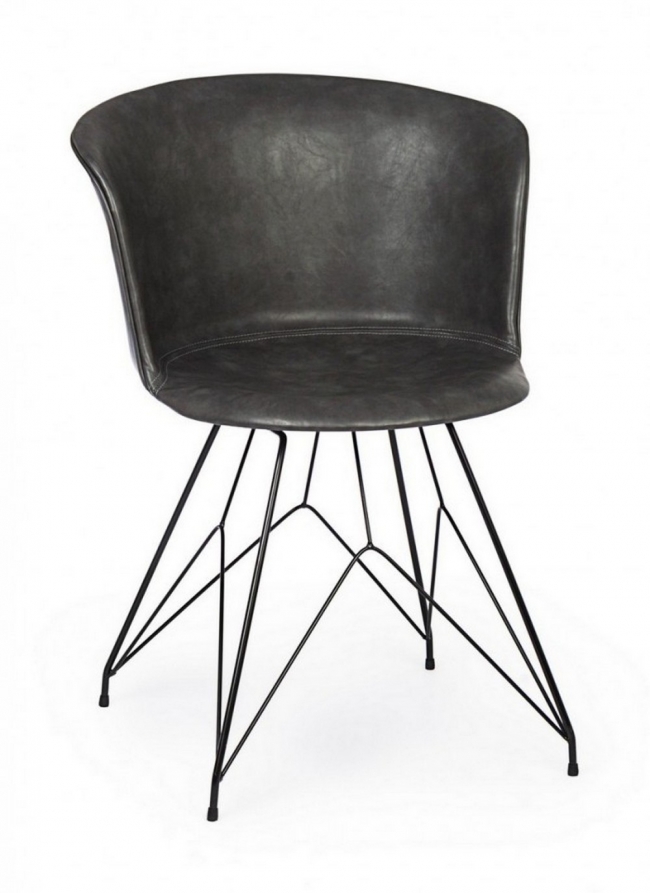  LOFT GREY VINTAGE PU CHAIR    Epilegin. 