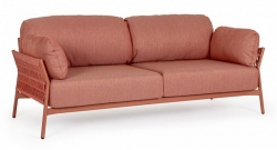   Rope Pardis 2 seats Terra-Pink 183x80X77cm 