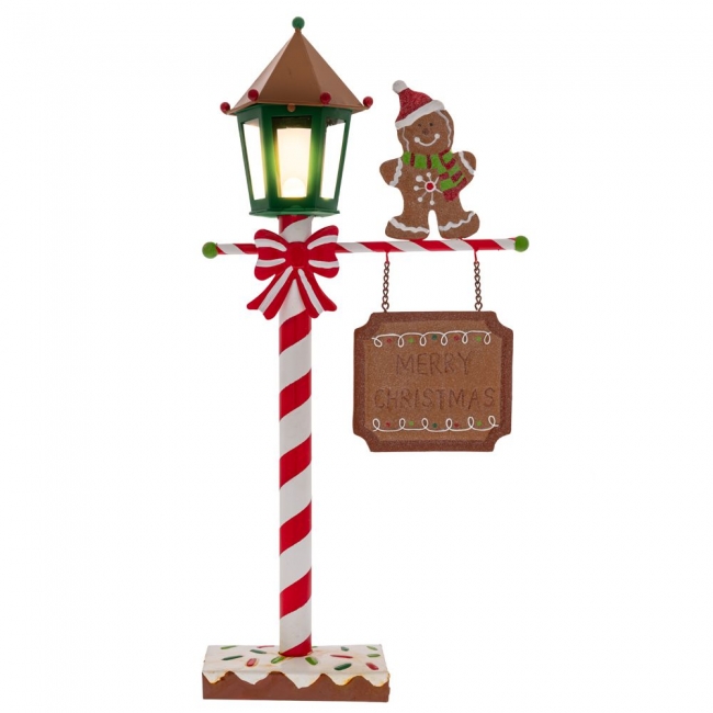    "Gingerbread Mailbox"  led  25x9x51    Epilegin. 